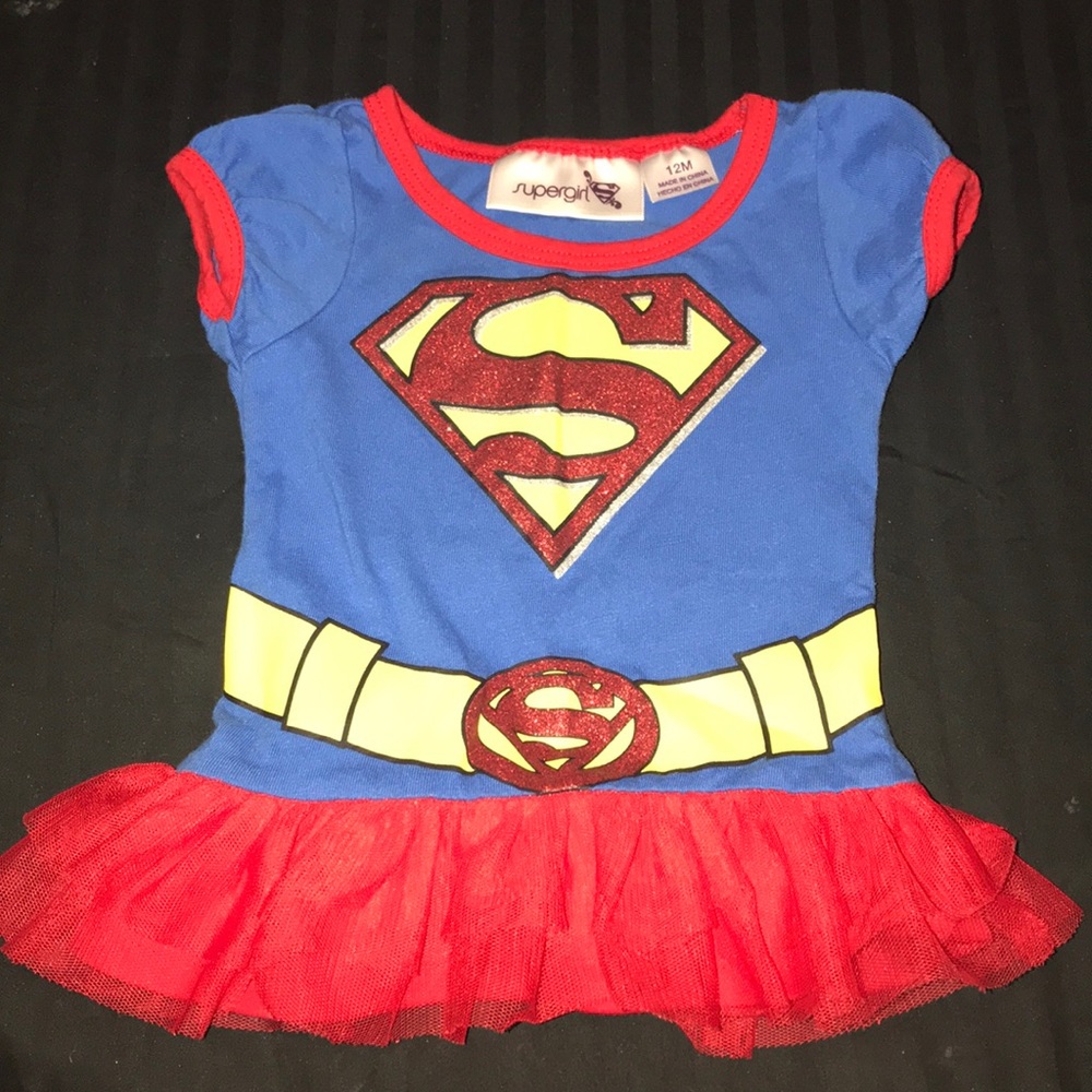 Infant Supergirl Dress- 12 months